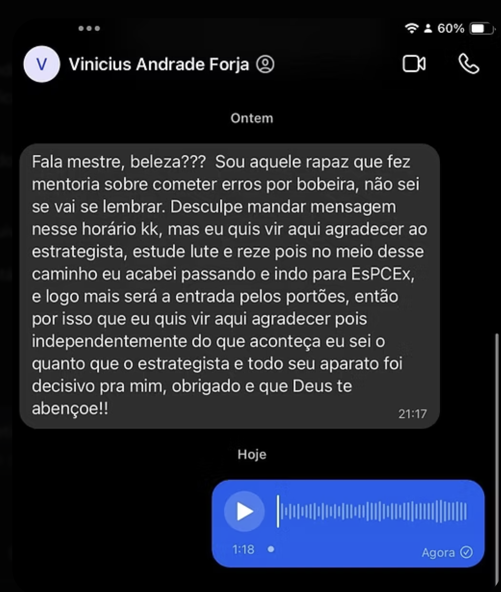 Vinicius Andrada, cadete da AMAN