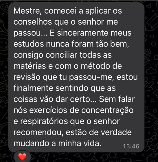 depoimento mudança